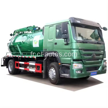 Sinotruck Howo Nouveau 4x2 10 CBM 10000L Camion de nettoyage d&#39;égout 10000L Camion d&#39;aspiration